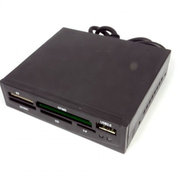 3.5 Internal Memory Card Reader with Front USB 2.0 port BLACK