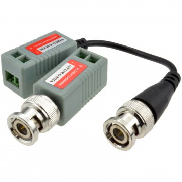 BNC Video Balun CCTV Over LAN/Ethernet Network Adapter Cable (PAIR)