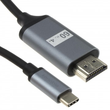 Encab USB 3.1 Type C to HDMI Lead 4K 60Hz UHD Cable Adapter Black 1.8m Retail