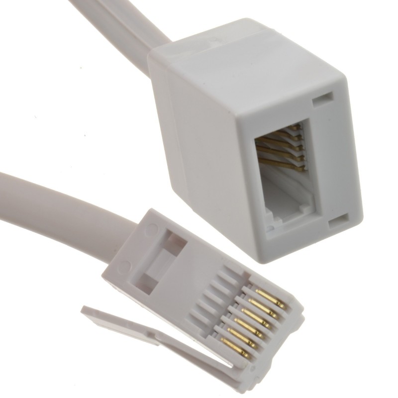 BT Telephone Extension Lead For Office & Home Full 6 Wire Cable 5m BT Telephone Extension Lead For Office & Home Full 6 Wire Cable 5m