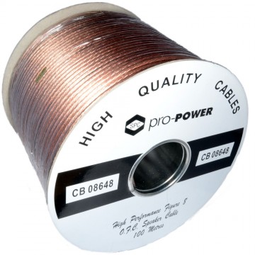 High Performance Extra Flexible OFC 196 Strand Speaker Cable Reel 100m