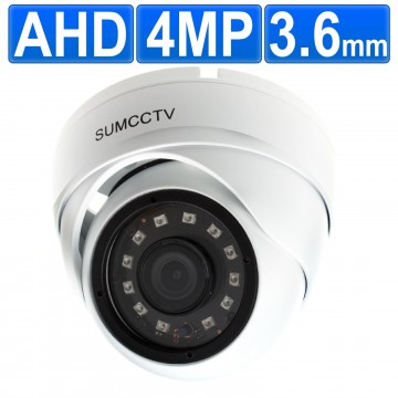 4MP AHD Indoor/Outdoor CCTV HD Security Dome Camera 20m IR