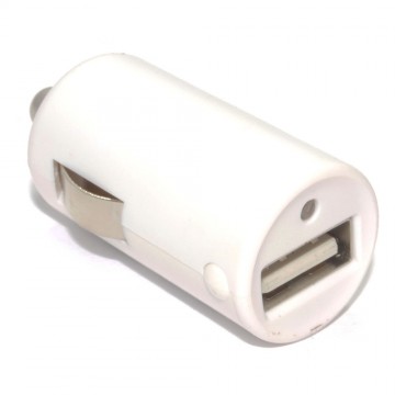 Dynamode USB Car Charger for Phones/MP3/Cameras 5V 1A 1 Amp White
