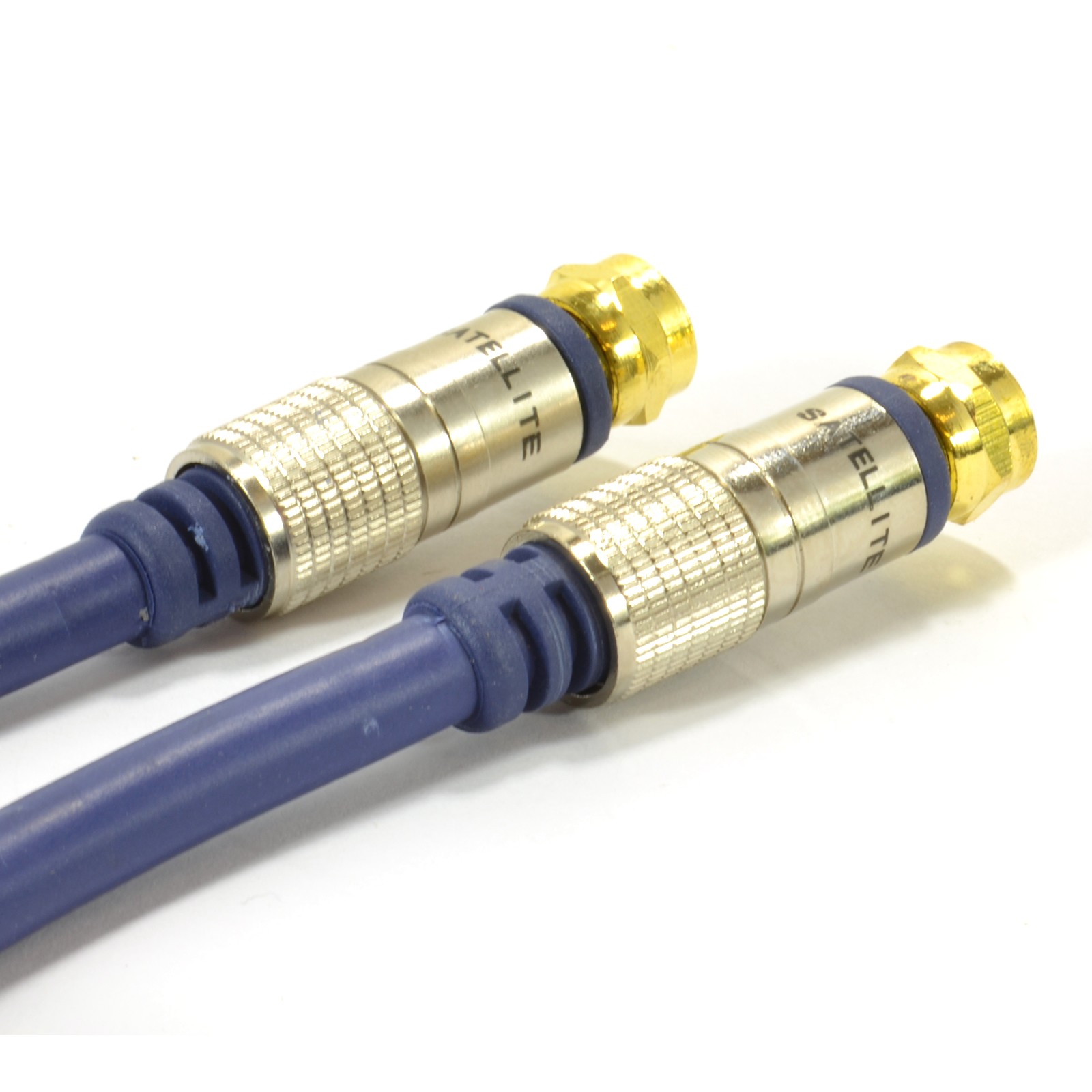 kenable Pure RG6 HD Satellite/Cable TV F Type Connector Plug to Plu...