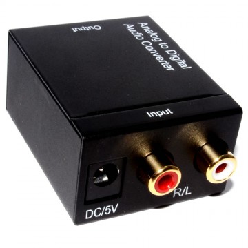 Analogue Phono Audio to Digital Toslink Optical / Coaxial Converter