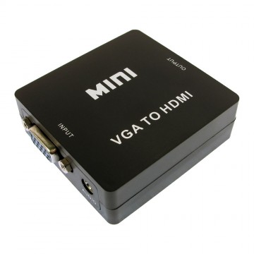 VGA to HDMI Converter with Audio USB Powered 1080p Resolution